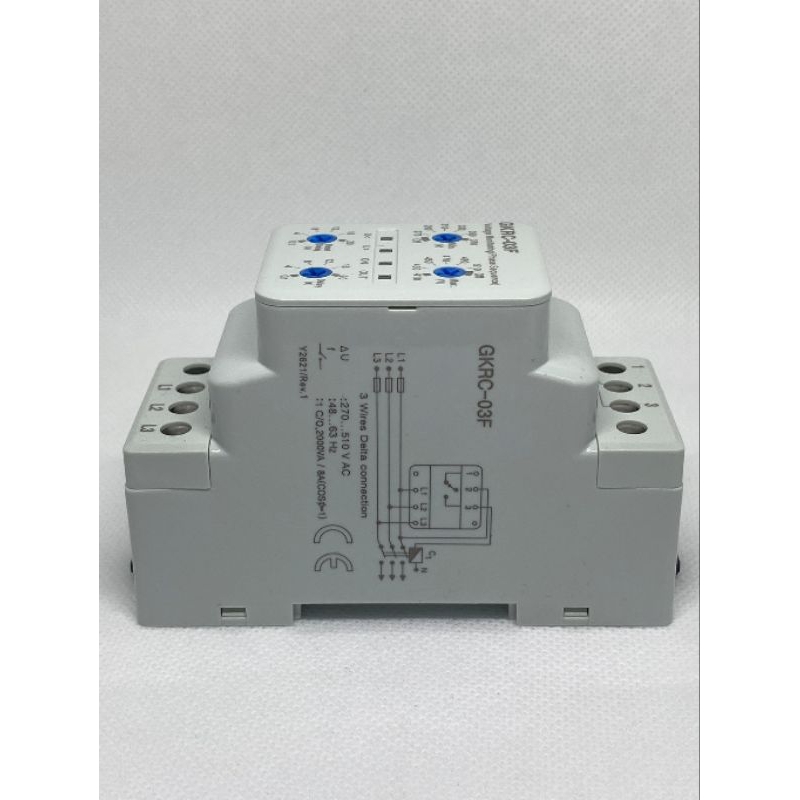 GKRC-03F อุปกรณ์ป้องกันแรงดันไฟตกไฟเกิน สมรรถนะสูงเฟสเดียว