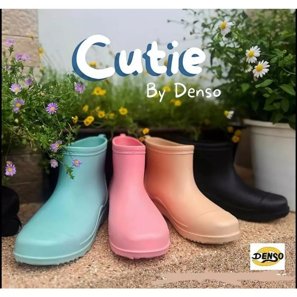 Denso Cutie รองเท้าบู๊ทข้อสั้น สูง 5.5 นิ้ว เนื้อนุ่ม ไซส์ 9-11