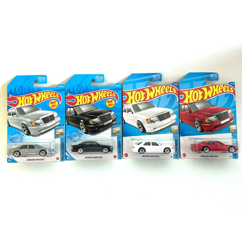 Hot Wheels Mercedes Benz 500E มีครบทุกสี เป็นสินค้าแพคอเมริกา