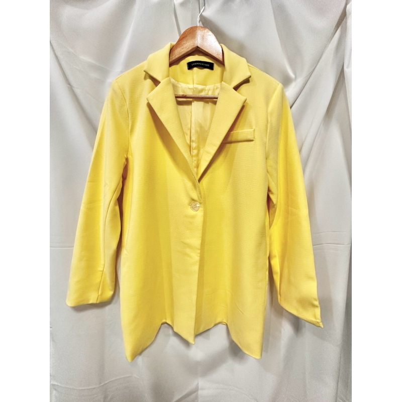 (มือสอง) Loonnystore Yellow Blazer