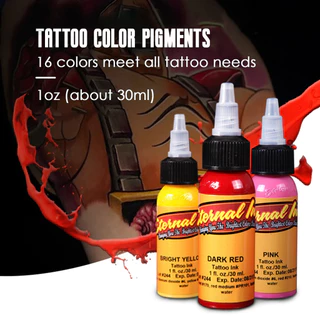 หมึกสักถาวร 5/30 มล. 16 สี อุปกรณ์เสริม สําหรับสักร่างกาย