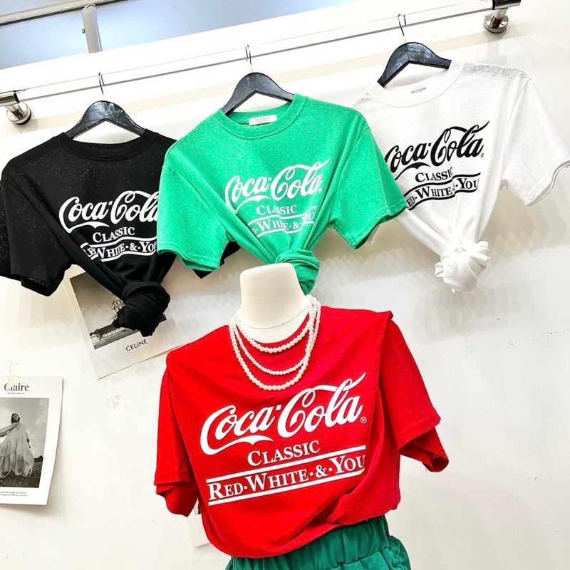 เสื้อยืด Cocacola ผ้าบางเนื้อดี