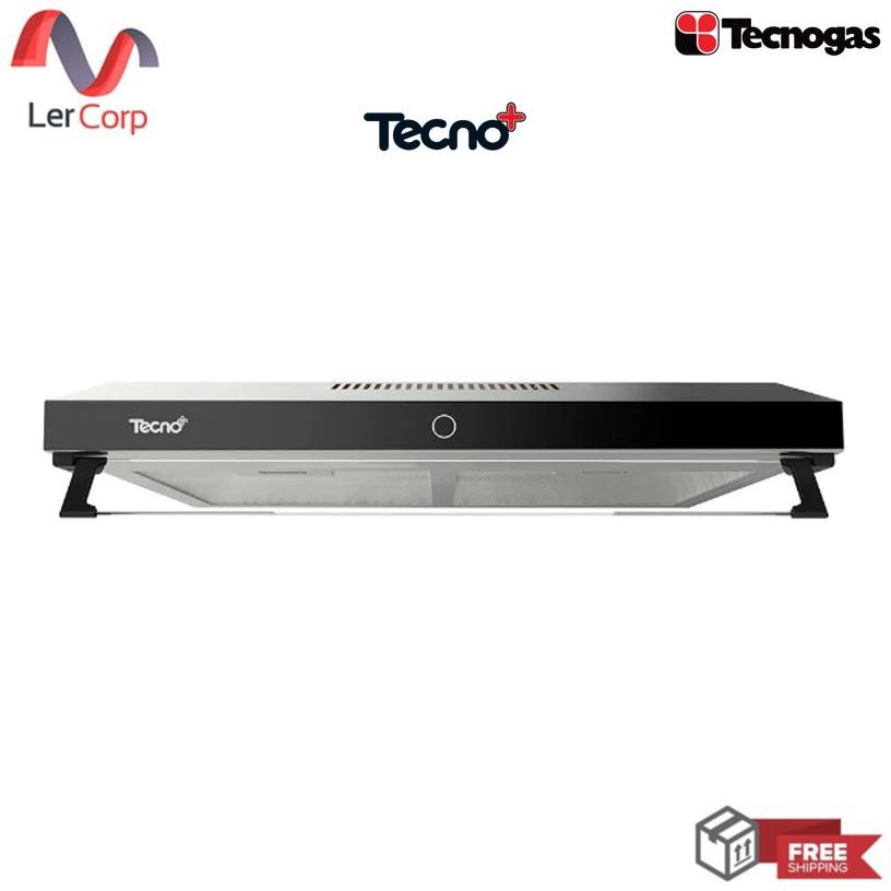 Tecno เครื่องดูดควันแบบมาตรฐาน TNP HDS 6048 DG สีสเตนเลส ขนาด 60 ซม. ระบบดูดอากาศ 500 m³/h แบบฝังเฟอร์นิเจอร์