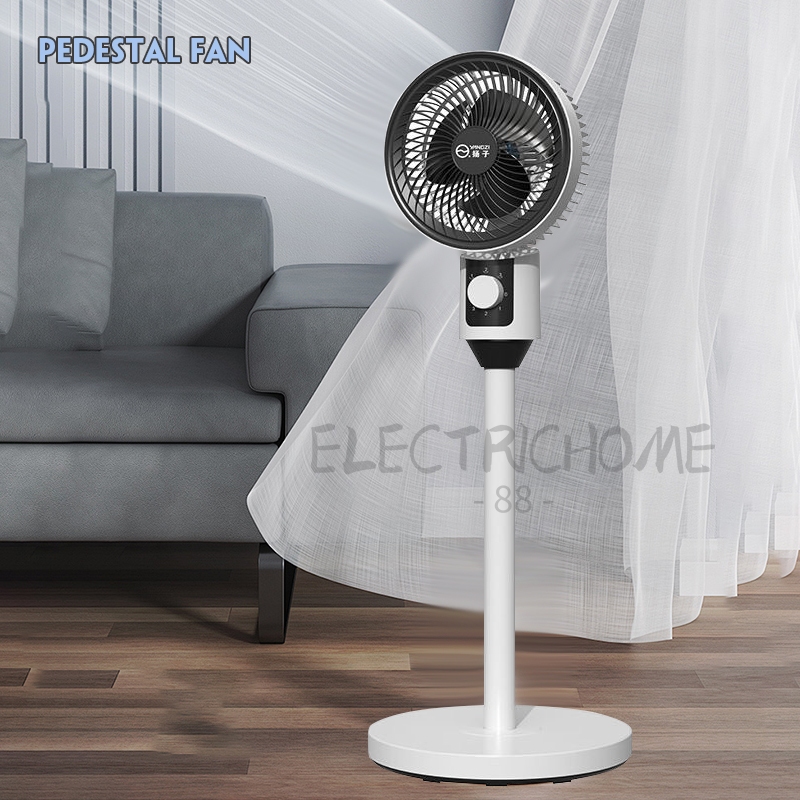 J341 พ้ดลมตั้งพื้น พัดลมตั้งพื้น สามารถปรับความเร็วลมแบบวนรอบได้