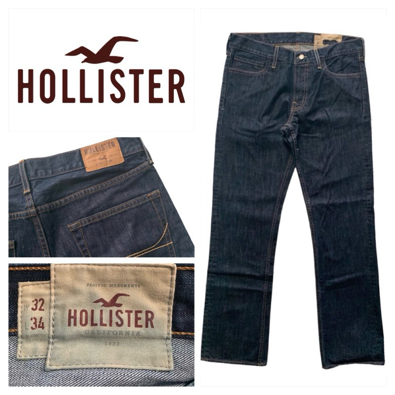 กางเกงยีนส์ Hollister ผู้ชาย ทรงกระบอก (ฆ3)