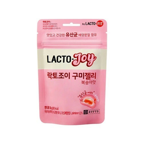 Lacto Joy Gummy Jelly. แลคโตจอย โพรไบโอติกเจลลี่ เกาหลี 50 g