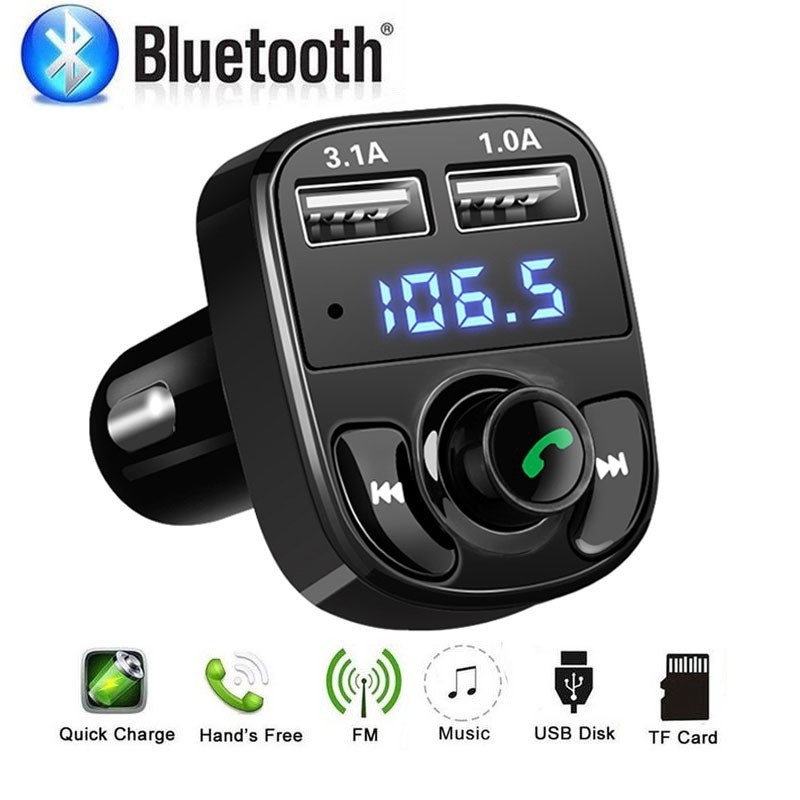 เครื่องส่งสัญญาณบลูทูธในรถยนต์ บลูทูธรถยนต์ X8 Car Mp3 Player bluetooth เครื่องเล่น mp3 ในรถ บลูทูธรถยนต์ พร้อมส่ง
