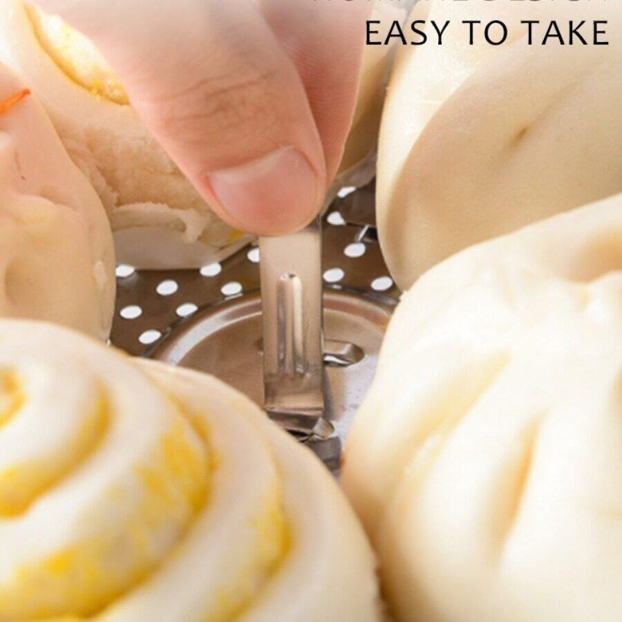 ถาดนึ่งสแตนเลสพับได้ซึ่งนึ่งอาหารเครื่องครัวหม้อนึ่งซึ้งนึ่งอาหารหม้อนึ่งเหนียวตะแกรงรองนึ่ง มี3ขนาด - รูปที่ 4