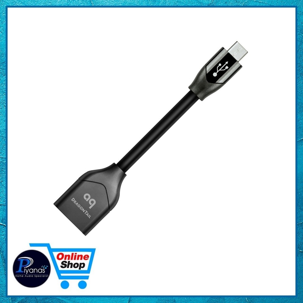AUDIOQUEST : DRAGONTAIL CARBON USB ADAPTOR FOR ANDROID MICRO USB (M) TO USB A (F) /piyanas electric/ปิยะนัส อิเล็คทริคส์