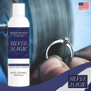 ครีมขัดเงิน/ทอง SILVER MAGIC จากอเมริกา สำหรับขัดเครื่องเงิน นาฬิกา ขนาด 236 ml และ 120 ml