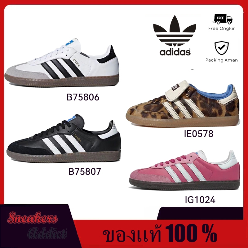 100 % ของแท้ adidas originals Samba OG B75806/B75806/IE0578/IG1024