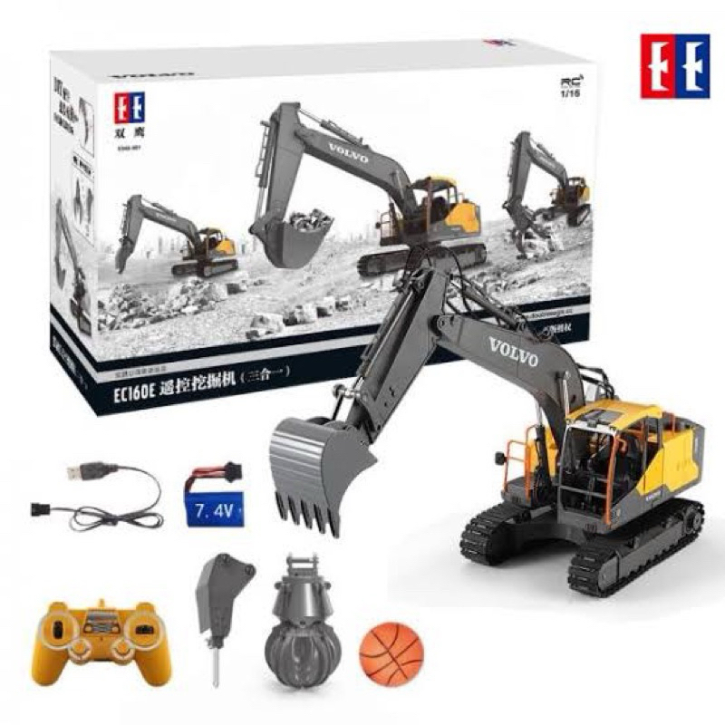 แม็คโครบังคับสามหัว E568-001  Volvo