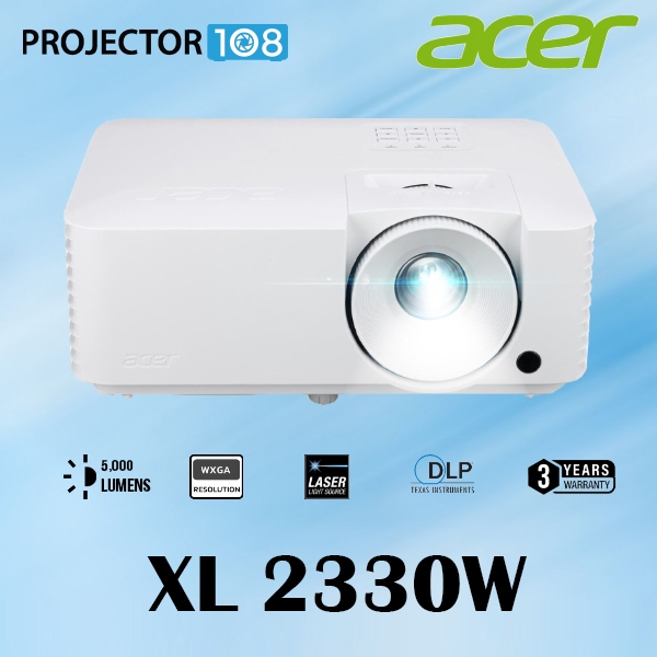 ACER VERO XL2330W DLP LASER PROJECTOR (5000 LUMENS , WXGA)