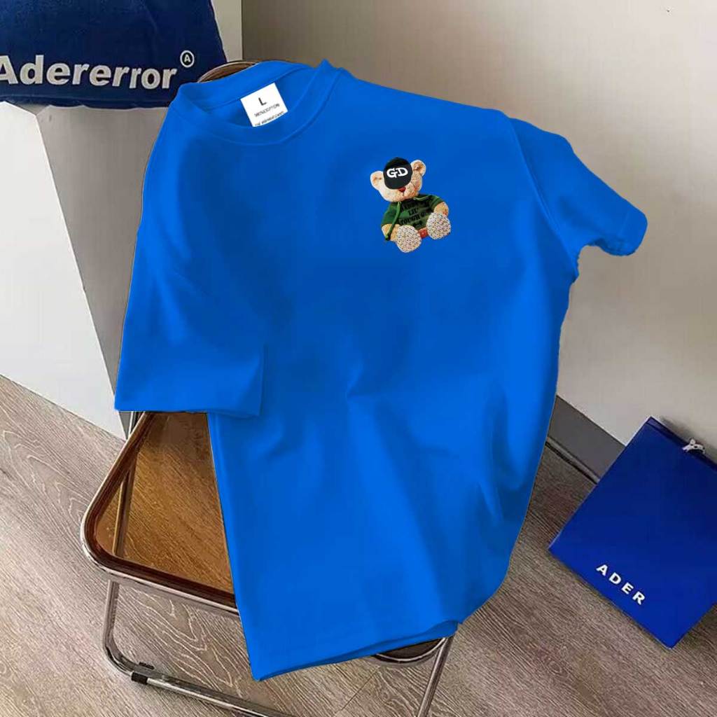 //BK-717 เสื้อยืดแฟชั่น ผ้าคอตตอนผสมโพลี เนื้อผ้านุ่มระบายอากาศดี  เสื้อแขนสั้นวินเทจทรงตรงไซส์ไม่เล็ก ใส่ได้ทั้ง ญ/ช - รูปที่ 6