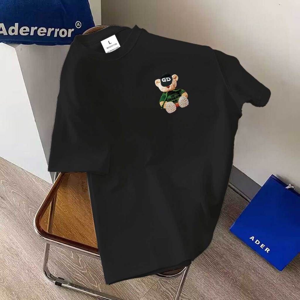 //BK-717 เสื้อยืดแฟชั่น ผ้าคอตตอนผสมโพลี เนื้อผ้านุ่มระบายอากาศดี  เสื้อแขนสั้นวินเทจทรงตรงไซส์ไม่เล็ก ใส่ได้ทั้ง ญ/ช - รูปที่ 5