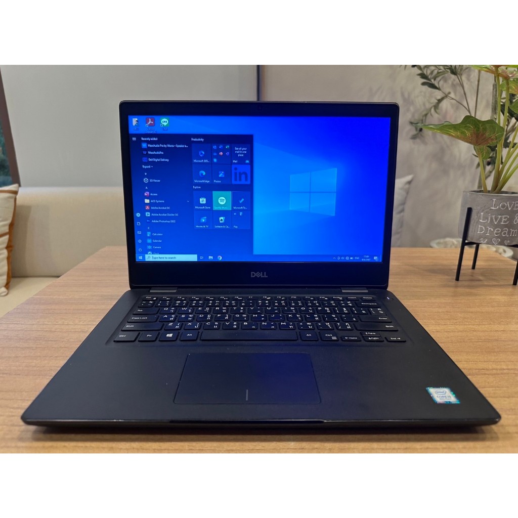 (โน๊ตบุ๊คมือสอง)Dell Latitude 3400 i5 8365U Ram 16GB SSD M.2 512GB UHD 620 Display 14 inch