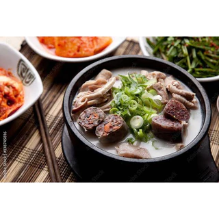 ไส้กรอกเลือด ไส้กรอกเกาหลี ซุนแด ขนาด 500กรัม sundae 500g korean sausage 순대
