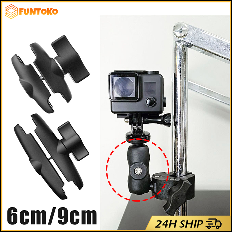 สินค้ามีคุณภาพ แขนซ็อกเก็ตพลาสติกแข็ง หัวบอล6/9CM ขาจับหัวบอล จับกล้อง GP428B /GP428C