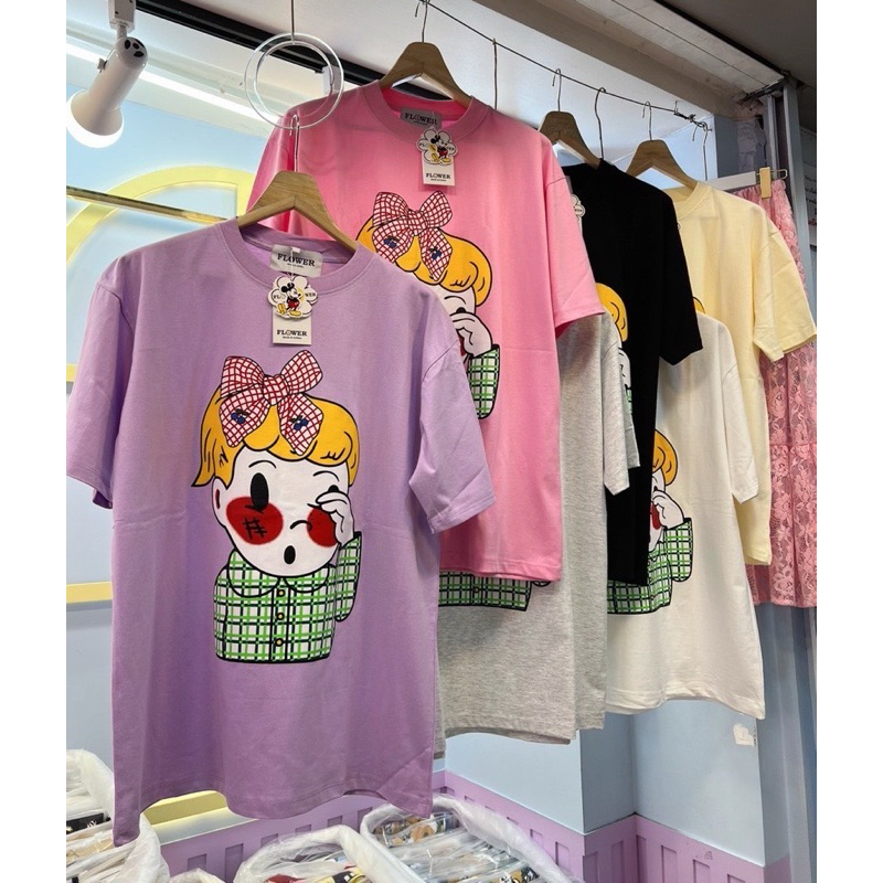 เสื้อยืดOversize(FLOWER)DODO