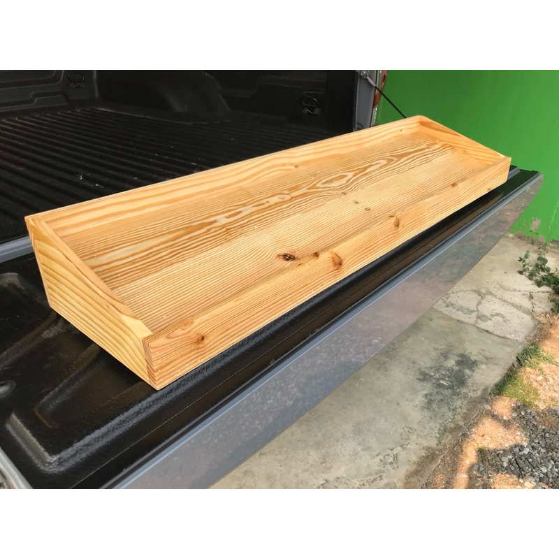 ถาดไม้ กล่องไม้ 25 X 100 X 6,13 CM. รับงานสั่งทำตามแบบ‼️‼️‼️