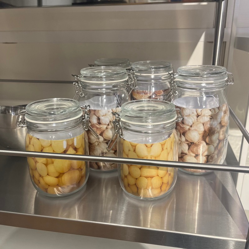 ขวดโหลแก้ว โหลแก้วมีฝาปิด โหลแก้ว มีฝาปิดกันอากาศเข้า คอร์เก้น Glass Jar ส่งเร็วมากกก