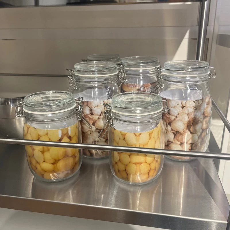 ขวดโหลแก้ว โหลแก้วมีฝาปิด โหลแก้ว มีฝาปิดกันอากาศเข้า คอร์เก้น Glass Jar ส่งเร็วมากกก