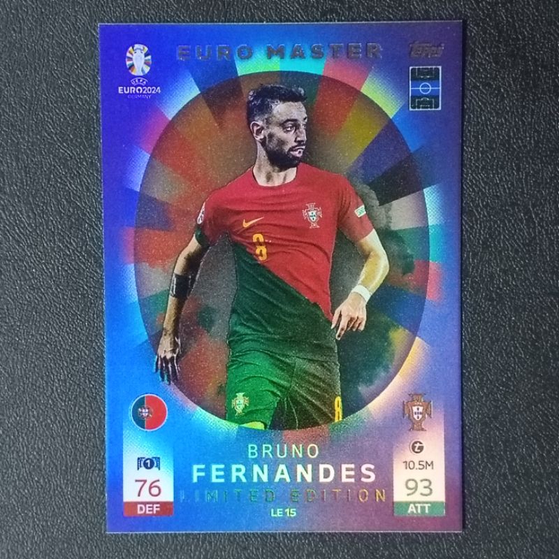 การ์ดฟุตบอล ยูโร 2024 แมตช์แอทแทค ยูโร มาสเตอร์ ลิมิเต็ด(LIMITED EDITION EURO MASTER TOPPS EURO 2024