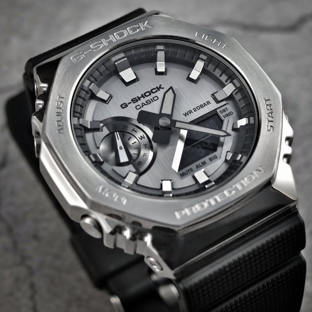 นาฬิกาดีไซค์หรู ดูเท่ ใส่ทำงาน แบบแฟชั่น พร้อมส่ง GM-2100-1A