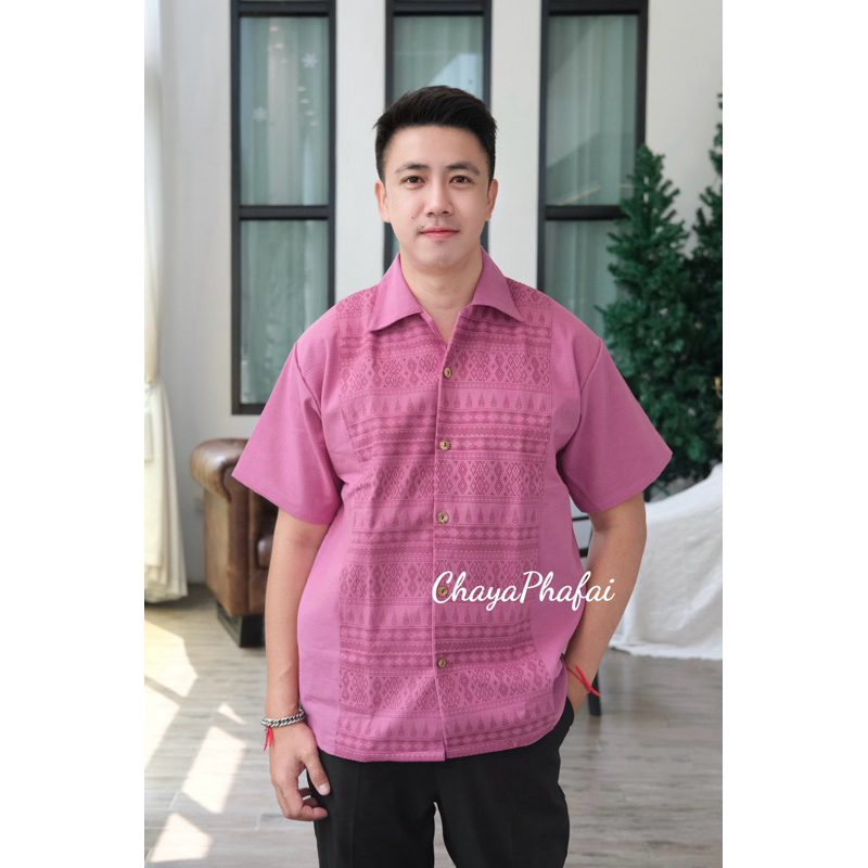 เสื้อผ้าฝ้ายคอปกแต่งลายไทย - รูปที่ 5