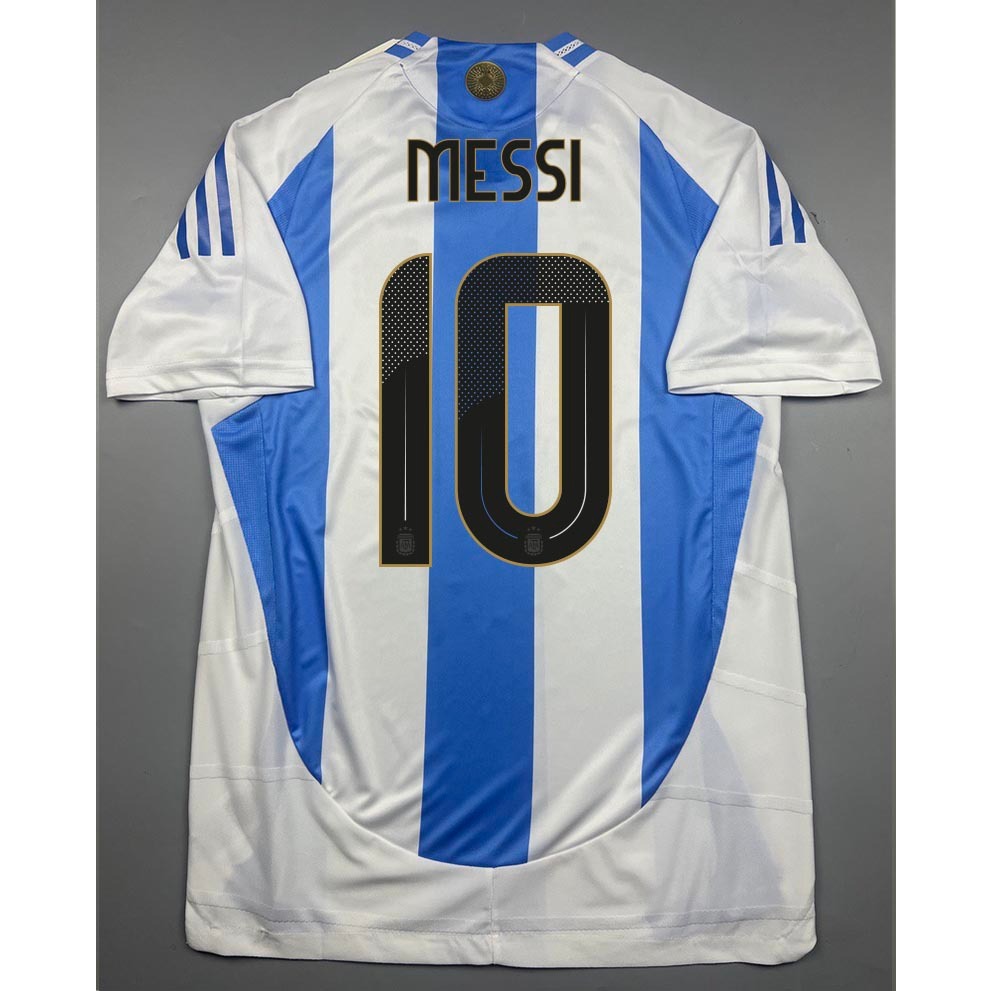 เสื้อบอล แฟนบอล AAA ทีมชาติ อาเจนติน่า เหย้า 2024 Argentina Home 10 MESSI สินค้าอยู่ไทย พร้อมส่ง