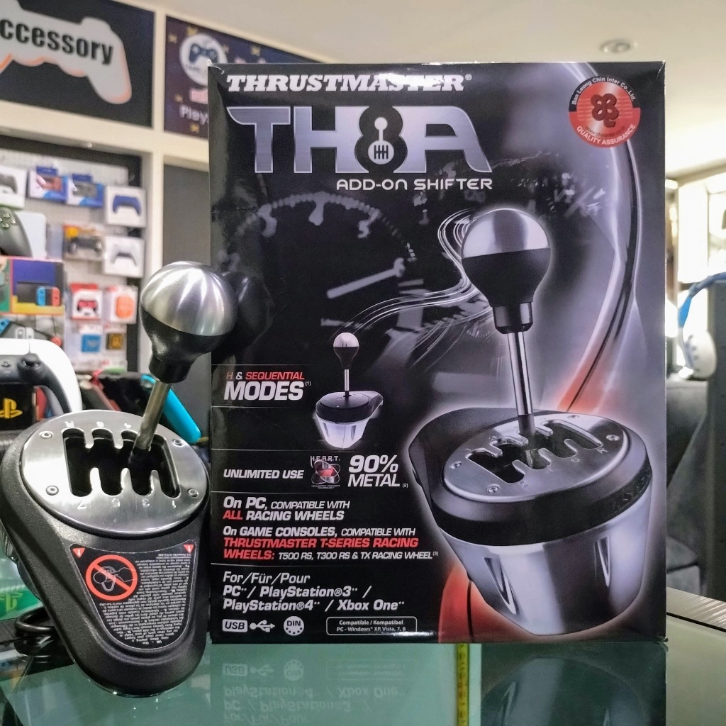 มือ2 Thrustmaster TH8A Add-On Shifter มือสอง เกียร์กระปุก ใช้ได้กับ T500RS T300RS GT