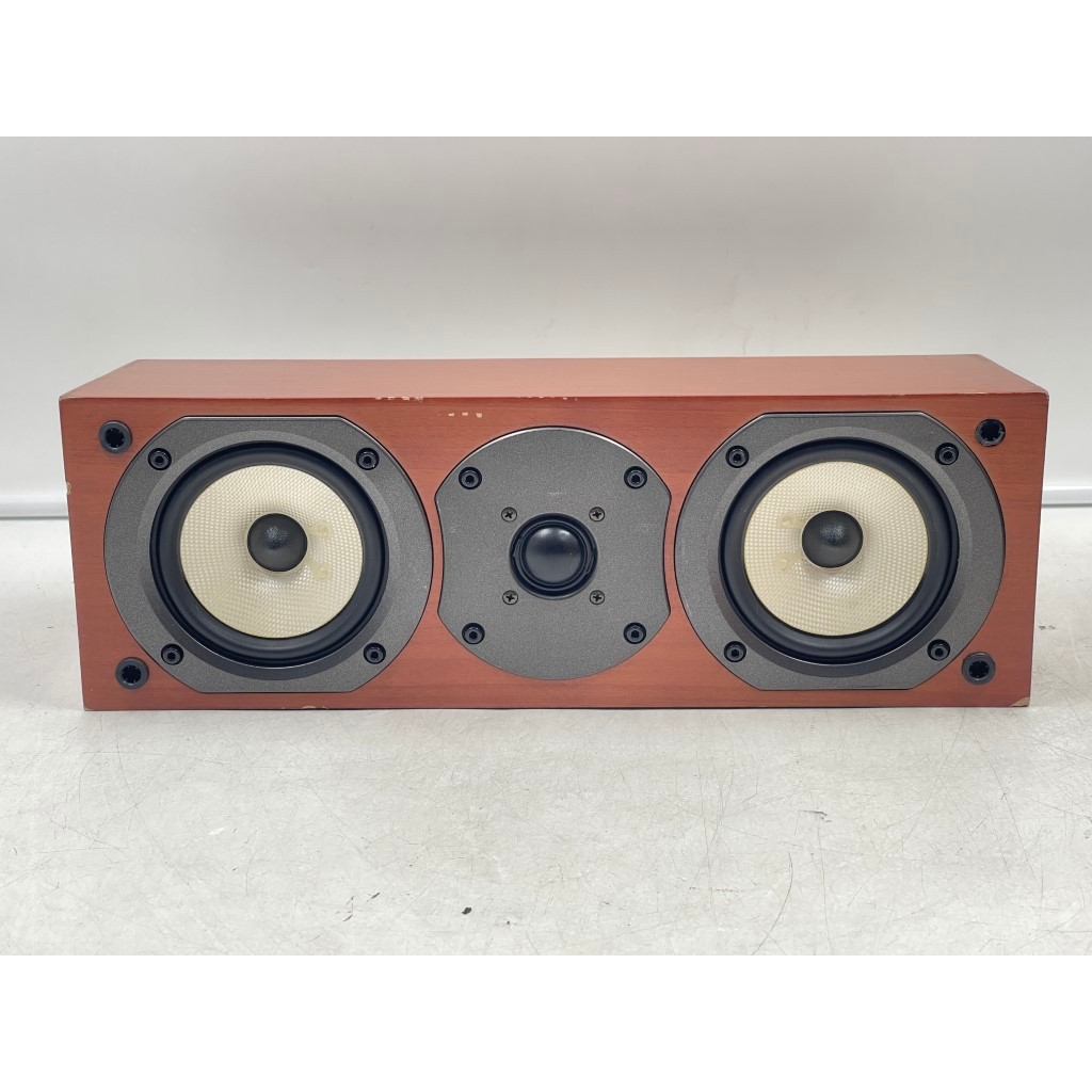 AT40 ลำโพง CENTER 1 ลูก มือสองญี่ปุ่น (390) ONKYO D-207C 80W 6 โอห์ม Woofer 3.5 นิ้ว x2 Size ตู้ 38.