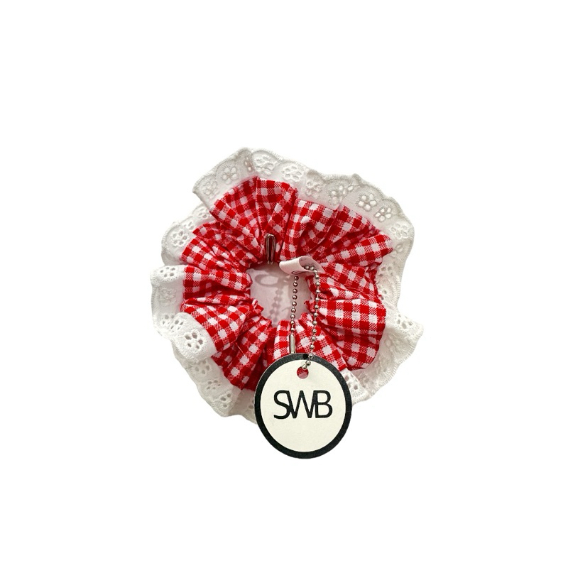 Donutยางมัดผมแต่งลูกไม้