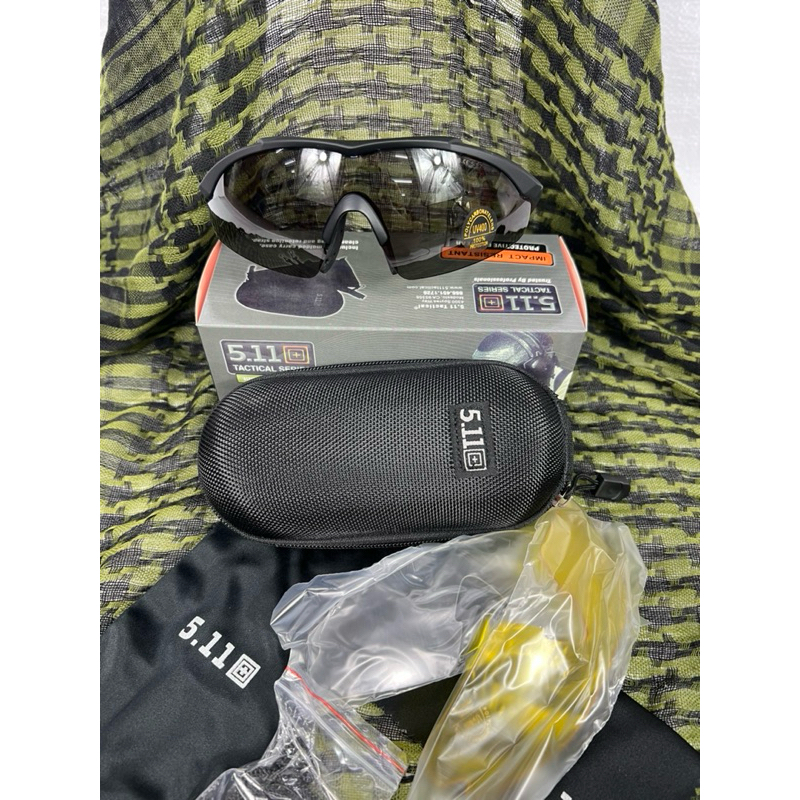 แว่นตา 5.11 tactical series มีเลนส์เปลี่ยน 3 เลนส์