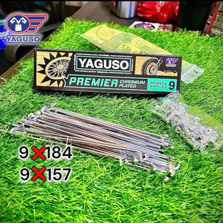 ซี่ลวด ล้อมอเตอร์ไซต์ YAGUSO แท้ ชุบ เหนียวทน 157 184