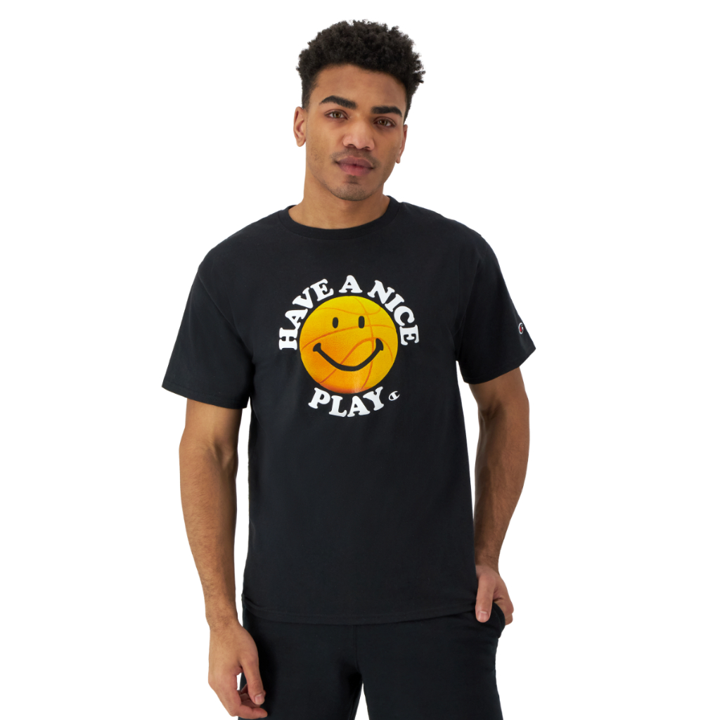 CHAMPION TEE-เสื้อยืดทีเชิ๊ตสำหรับผู้ชาย#GT23H 586QIB-003