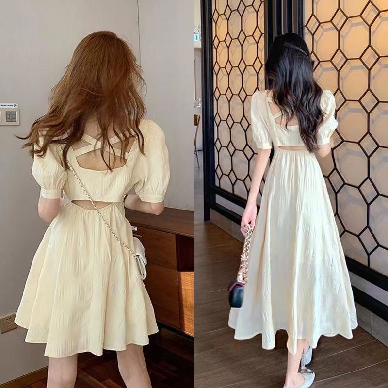 ชุดสาวใหม่ กระโปรงสั้นสไตล์หวาน/เดรสเกาะอกฝรั่งเศส มีทั้งแบบยาวและสั้น
