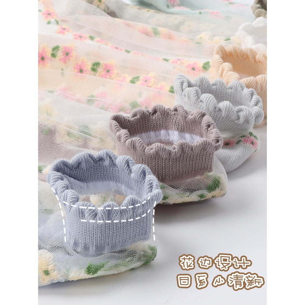 (ส่งจากไทย ราคาต่อ1คู่) 129 ถุงเท้า ข้อสั้น แฟชั่น - รูปที่ 2