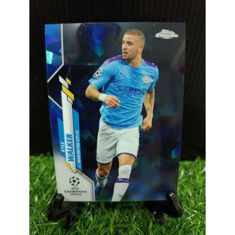 2019-20 Topps Chrome UCL Sapphire Edition Kyle Walker #34 Manchester city