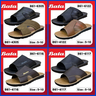 BATA รองเท้าแตะหนังชาย รุ่น 861-4305/861-6305