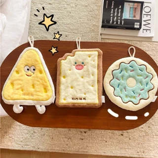 🏷️[Home] ผ้าเช็ดมือ หนานุ่ม อเนกประสงค์ทำความสะอาด ลายขี้ริ้วน่ารัก