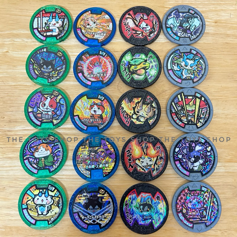 เหรียญ Yokai Watch โยไควอช แบบสุ่ม 20 ชิ้น