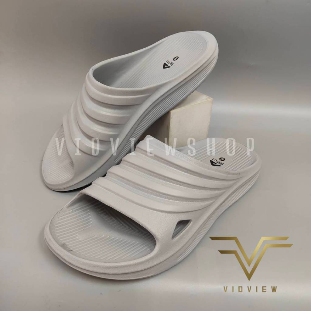 VIDVIEW !!ลดสนั่น!! รองเท้าแตะ แบบสวม Adda 59F01 สำหรับชาย เนื้อยาง น้ำหนักเบามาก ไซส์ 40-44