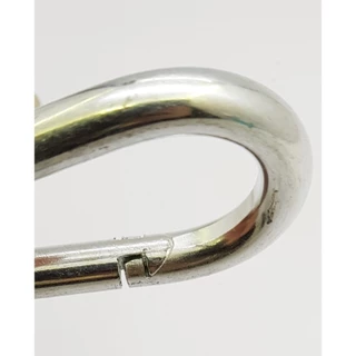 ตะขอสับโซ่เหล็กชุบซิงค์ สแน็ปลิงค์ คาราบิเนอร์ สแนปลิงค์ Carabiner ตะขอห่วงตัวD ตะขอแขวน สแนปฮุค Snap Hook L148
