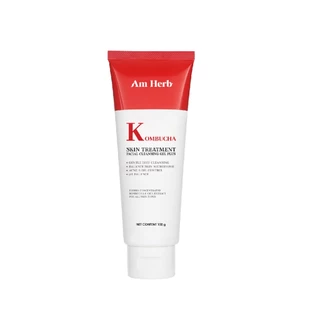 Am Herb Kombucha Facial Cleansing Gel Plus เจลล้างหน้าสูตรอ่อนโยน เหมาะสำหรับผิวเป็นสิวง่าย