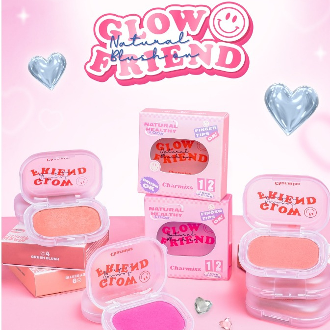 Charmiss Glow Friend Natural Blush On Y2K บลัชออนเนื้อโมจิ ปัดแก้ม ติดทน