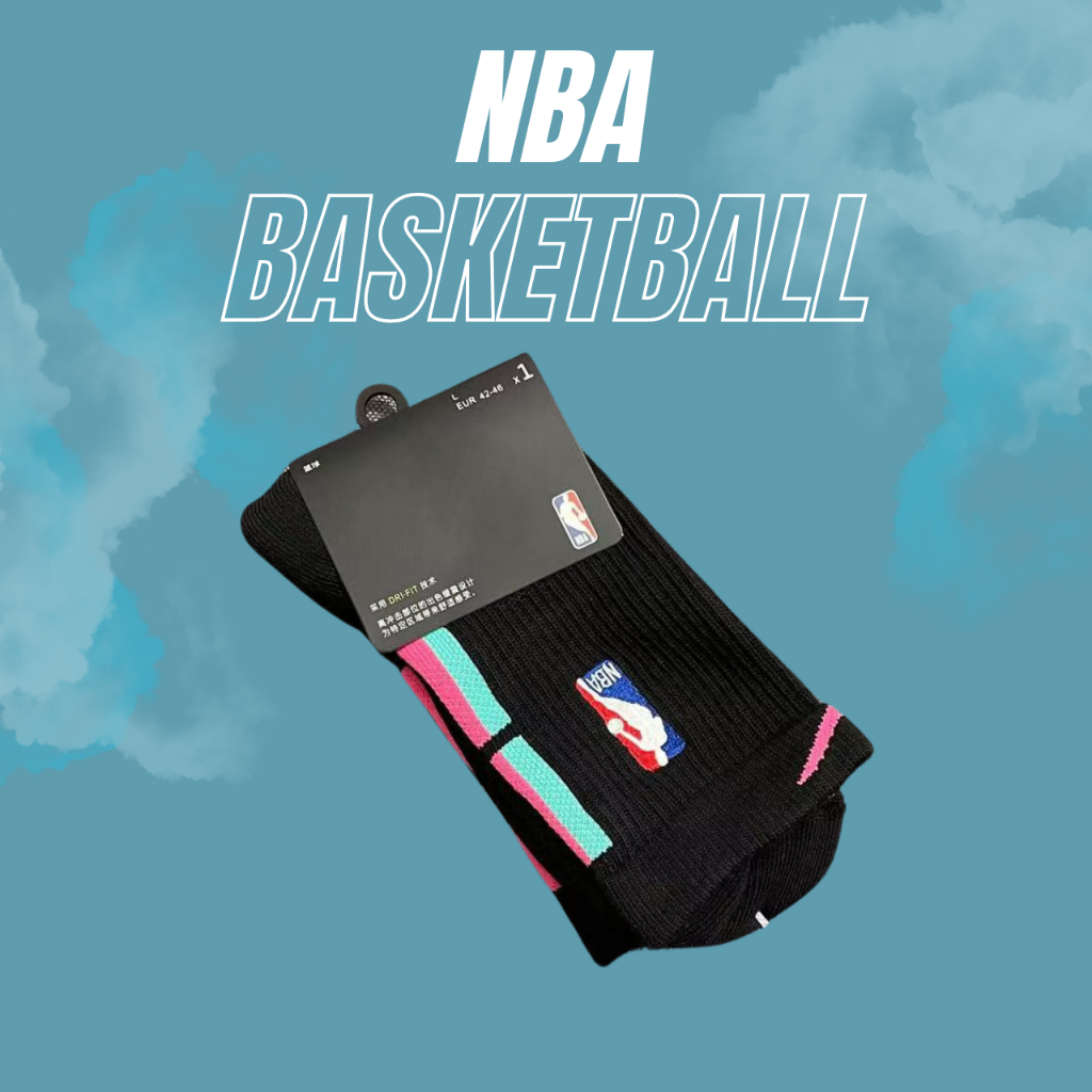 ถุงเท้าสำหรับนักบาส Basketball nbaข้อสั้น  กีฬาบาสเก็ตบอลข้อสูง แบบหนา กีฬาออกกำลังกาย **พร้อมส่งในไทย**