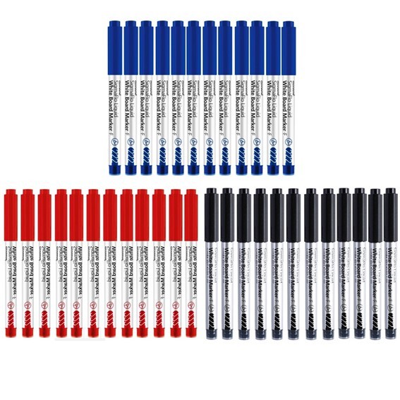 ปากกาไวท์บอร์ด โมนามิ Monami Whiteboard Marker Sigma Flo Liquid F 222 ขนาดหัว 1.3 mm.(ราคาแพ็ค 12 ด้าม)