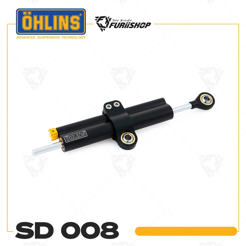 กันสะบัด Ohlins SD 008 สีดำ สำหรับมอไซค์ทุกรุ่น Furii Shop
