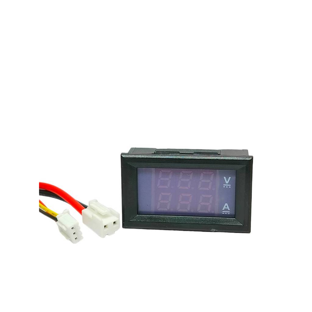 ดิจิตอล โวลต์แอมป์ มิเตอร์ เครื่องวัดโวลต์แอมป์มิเตอร์ DC 0-100V 10A ราคา ถูกที่สุด ดีลบีเคเค แกลเลอรีภาพที่ 4
